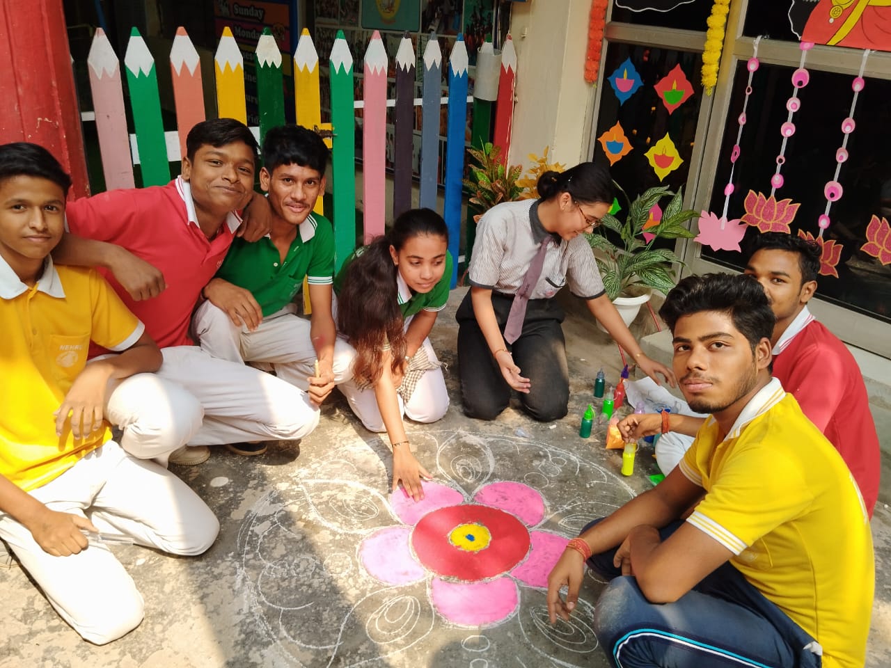 Students in classroom