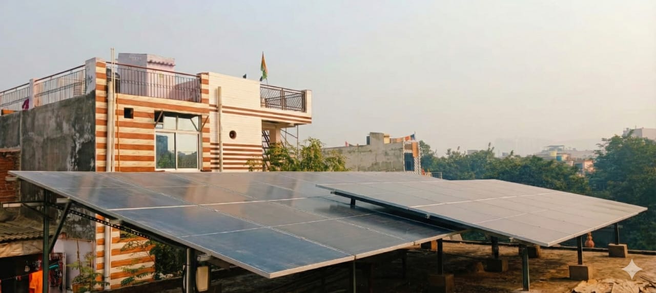 Solar panel installation